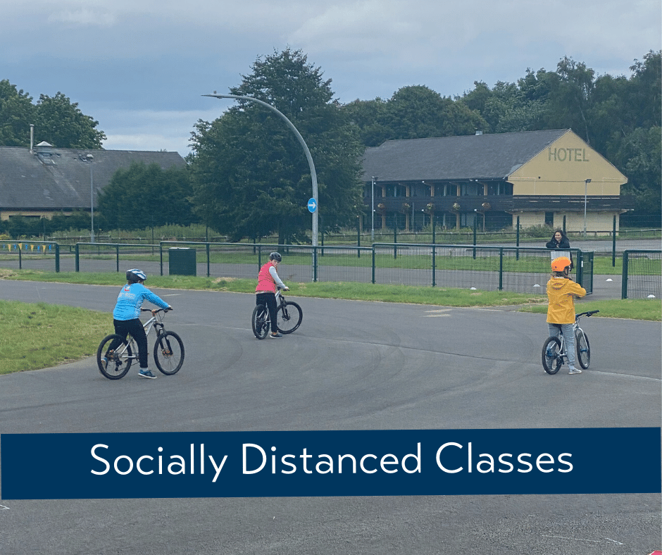 Socially Distanced Cycling Classes